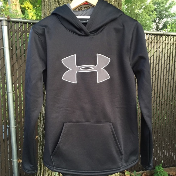 UNDER ARMOUR STORM 1 CAMO BIG LOGO COLD GEAR HOODIE SIZE XL MEN NWT $$$$